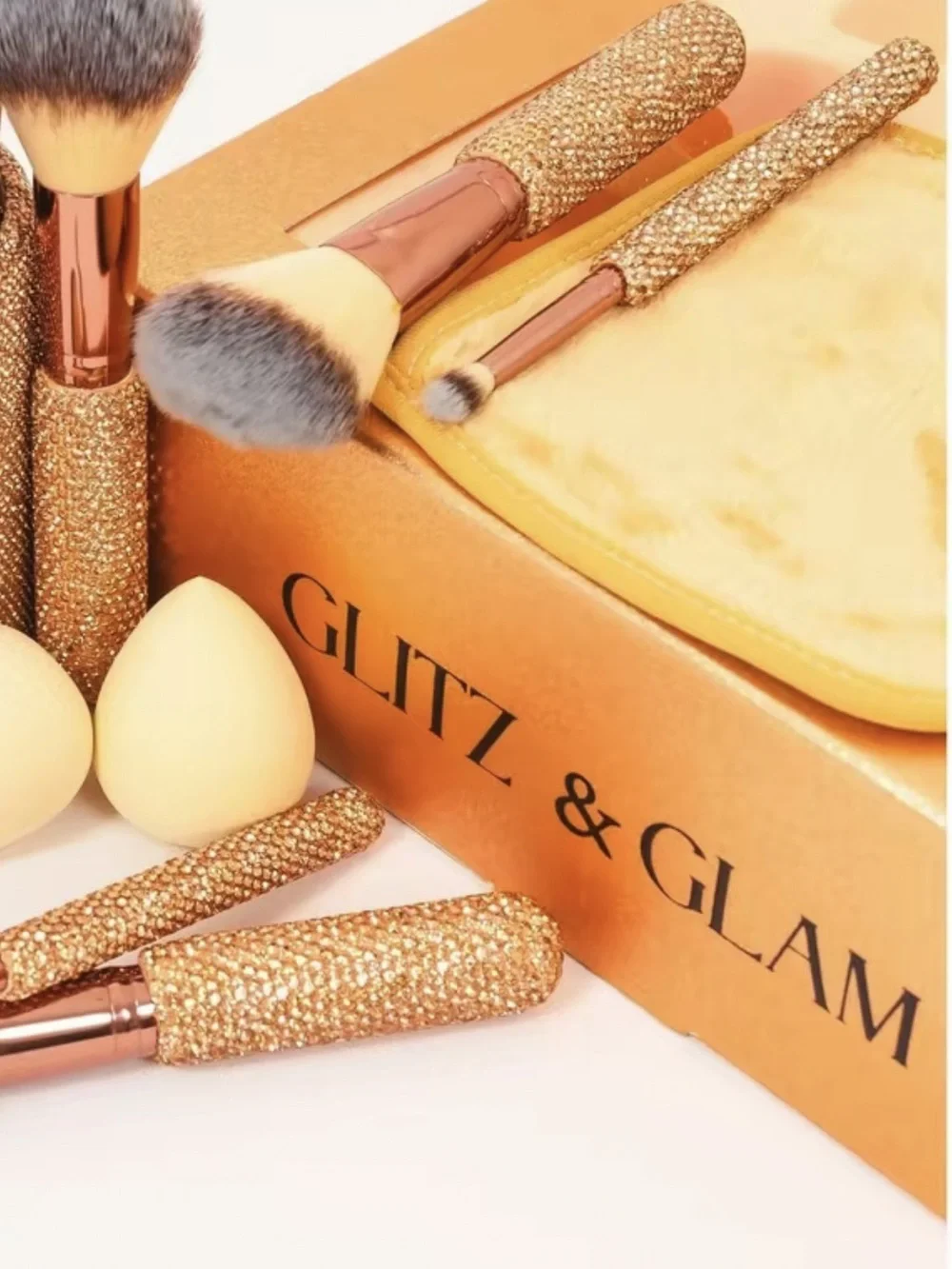 Glitz & Glam 21-Piece Makeup Brush Set - Rose Gold